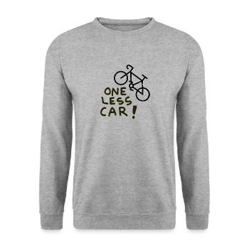 Sustainability - Unisex Sweatshirt - salt & pepper - Front - Alina (178cm) & Michal (187cm)