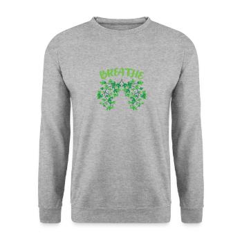 Durabilité - Sweat-shirt Unisexe - gris chiné - Devant - Alina (178cm) & Michal (187cm)