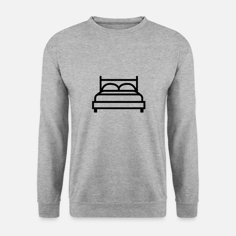 bed - Unisex Sweatshirt - salt & pepper