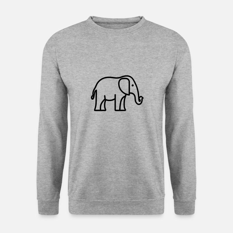 Elephant - Unisex Sweatshirt - salt & pepper
