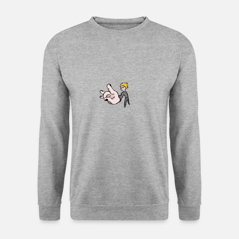 Figuren - Unisex Pullover - Weißgrau meliert