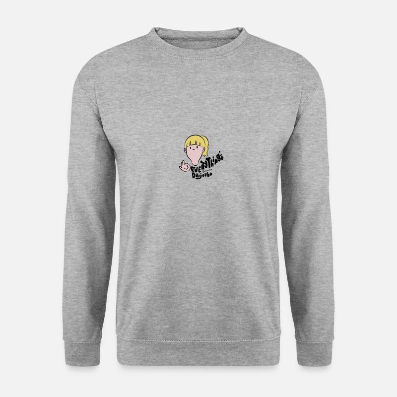 Lustige Sprüche - Unisex Pullover - Weißgrau meliert