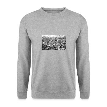 Straßburg 1870 - Unisex Sweatshirt - salt & pepper - Front - Alina (178cm) & Michal (187cm)