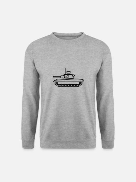 tank - Sweat-shirt Unisexe - gris chiné