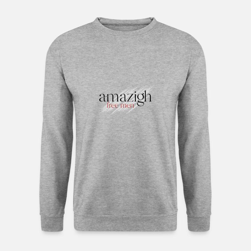 Amazigh - Unisex Pullover - Weißgrau meliert