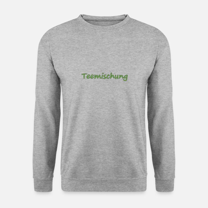 Teemischung - Unisex Pullover - Weißgrau meliert