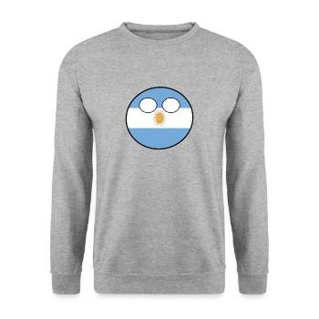 Countryball Country Ball Country Home Argentina - Unisex Sweatshirt - salt & pepper - Front - Alina (178cm) & Michal (187cm)