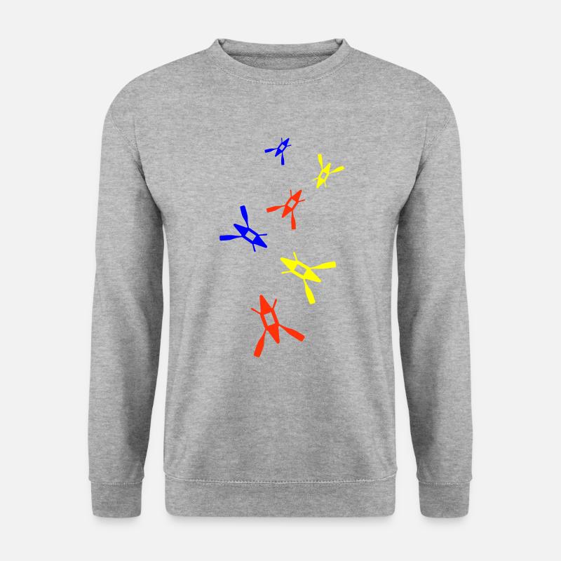 Kanu Bunt - Unisex Pullover - Weißgrau meliert