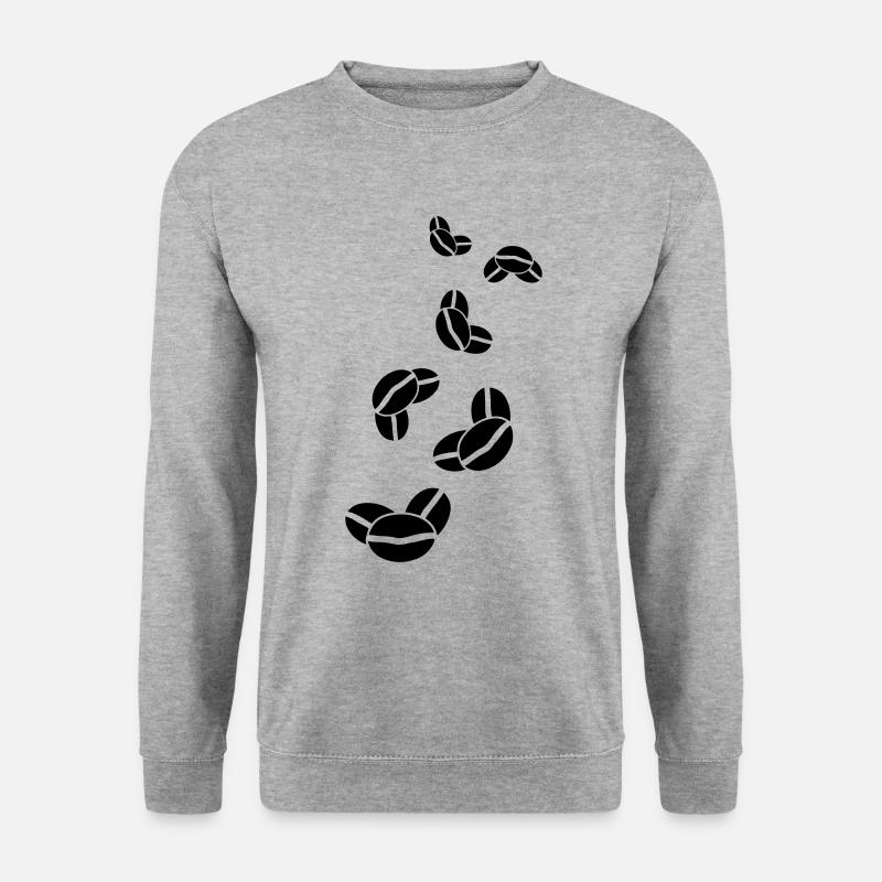Coffee Bean Symbol - Unisex Sweatshirt - salt & pepper