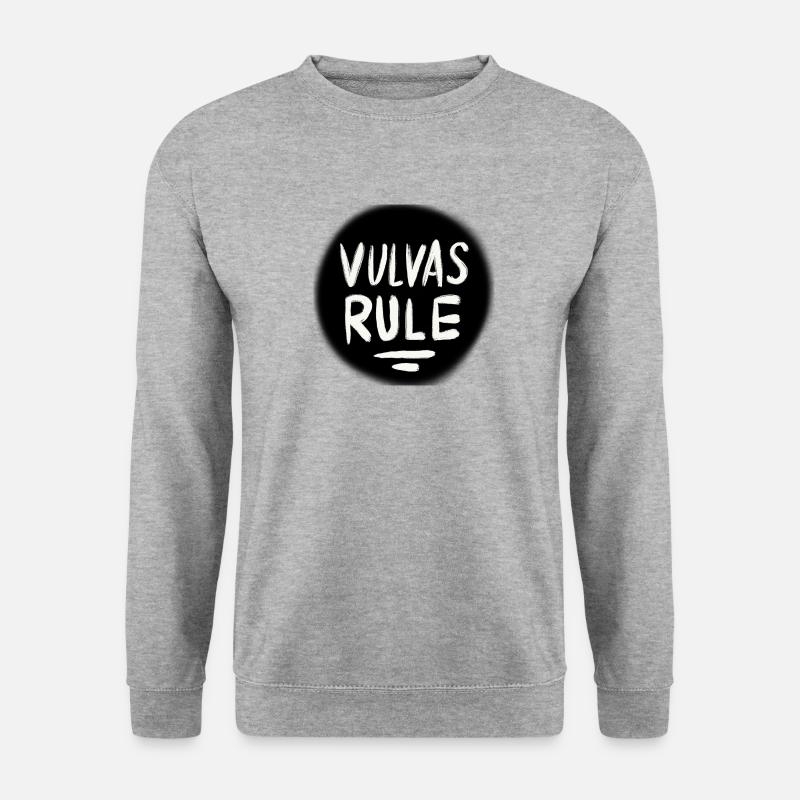 VULVAS RULE! - Unisex Sweatshirt - salt & pepper