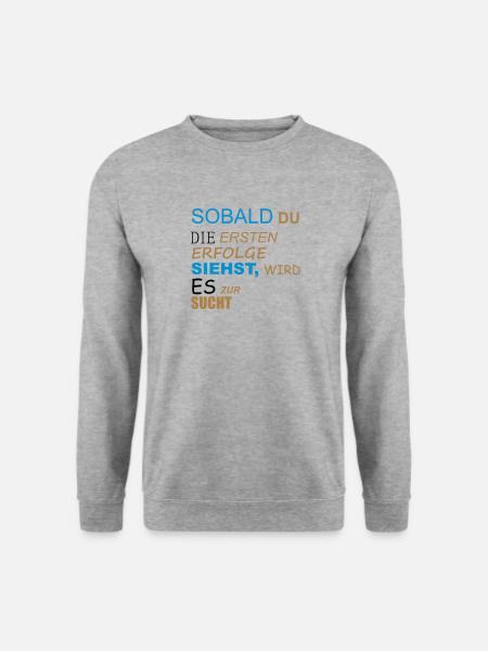 Motivation - Unisex Pullover - Weißgrau meliert
