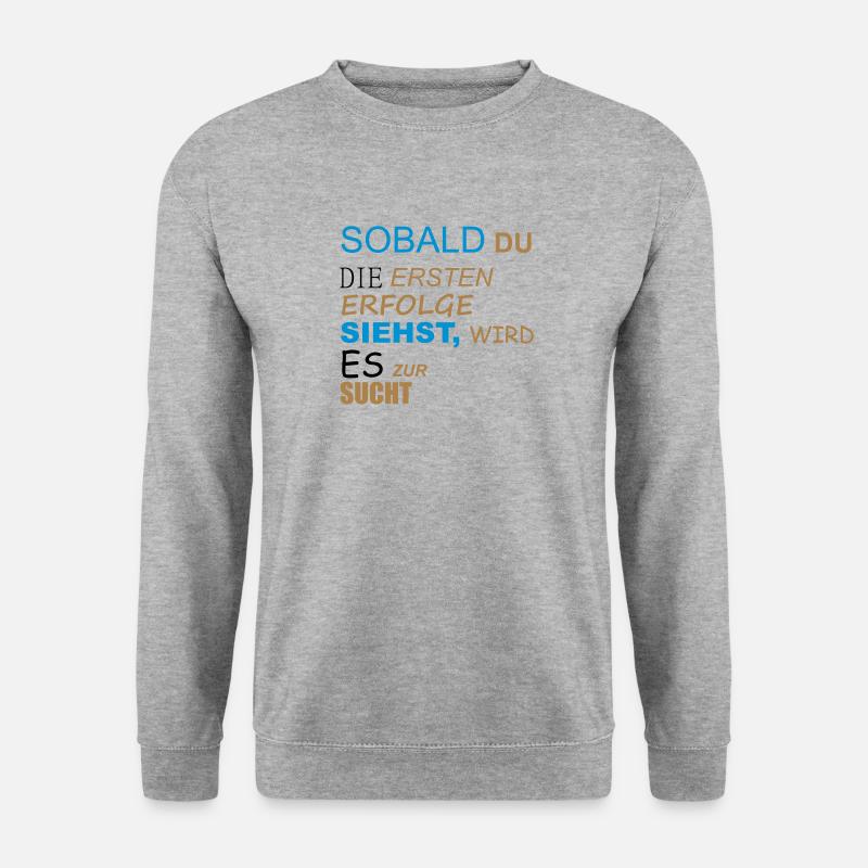 Motivation - Unisex Pullover - Weißgrau meliert