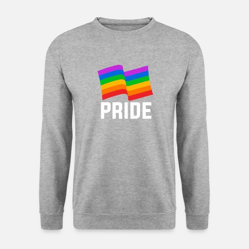 PRIDE Flag - Unisex Sweatshirt - salt & pepper