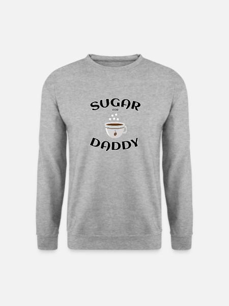 Sugar Daddy - Unisex Pullover - Weißgrau meliert