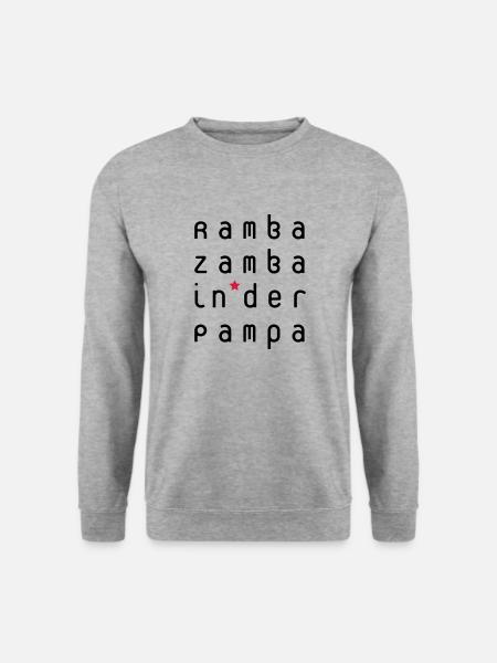 buerofraeulin-ramba-zamba - Unisex Pullover - Weißgrau meliert