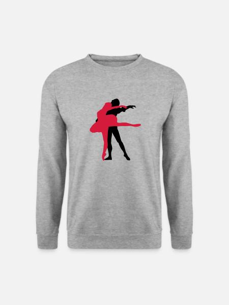 Vector Ballet dancer Silhouette - Unisex Sweatshirt - salt & pepper
