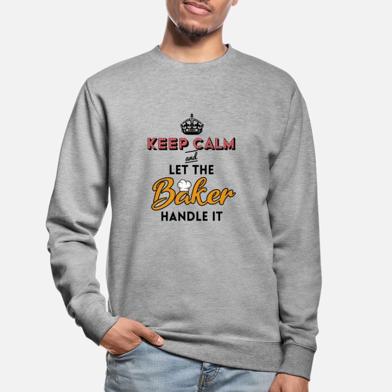 bäcker backstube bäckerin spruch sprüche kneter Unisex Pullover