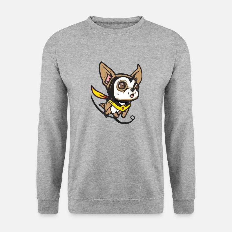 Maximus der Chiwawa - Unisex Pullover - Weißgrau meliert