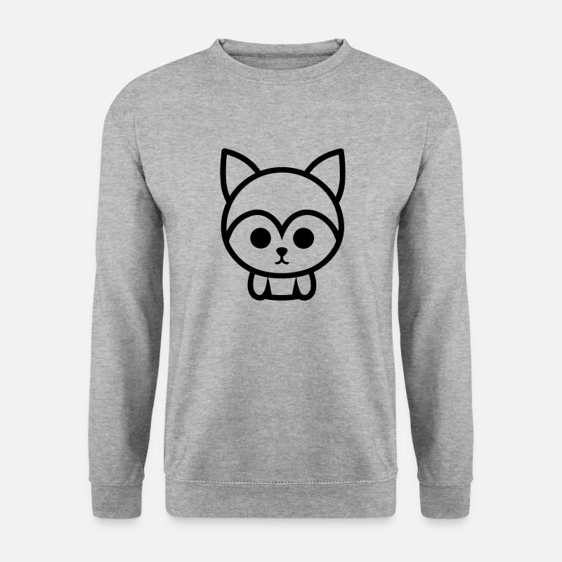 Renard - Sweat-shirt Unisexe - gris chiné