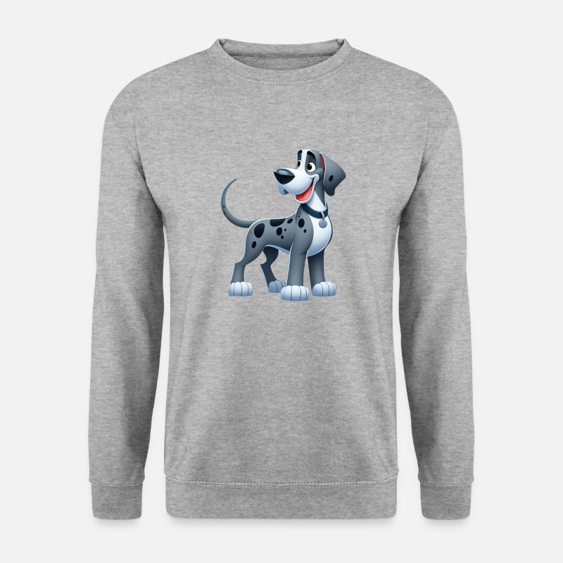 Great Dane 2 - Unisex Sweatshirt - salt & pepper
