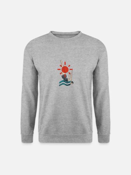 Plunge - Unisex Sweatshirt - salt & pepper