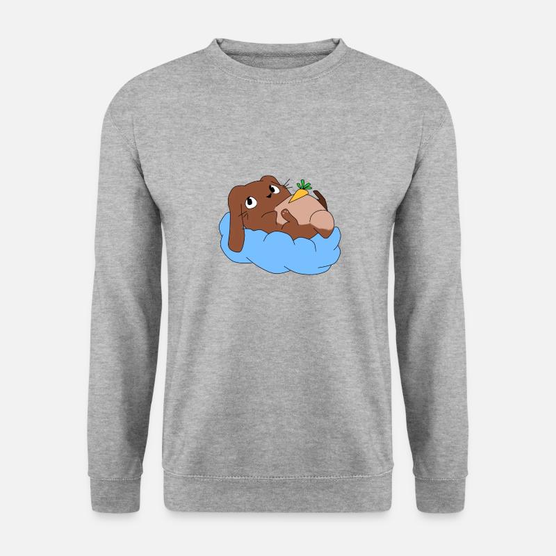 Hasi sur le nuage - Sweat-shirt Unisexe - gris chiné