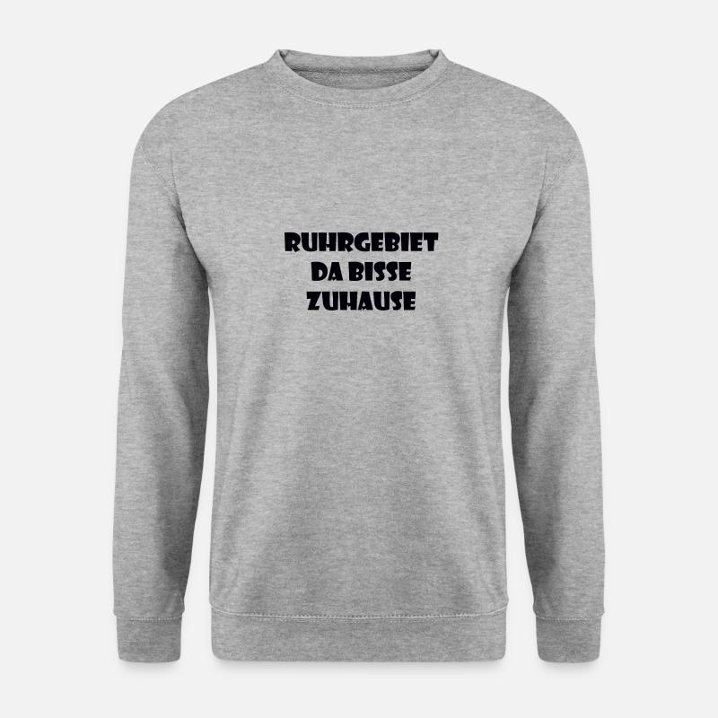 Ruhrgebiet - Unisex Pullover - Weißgrau meliert