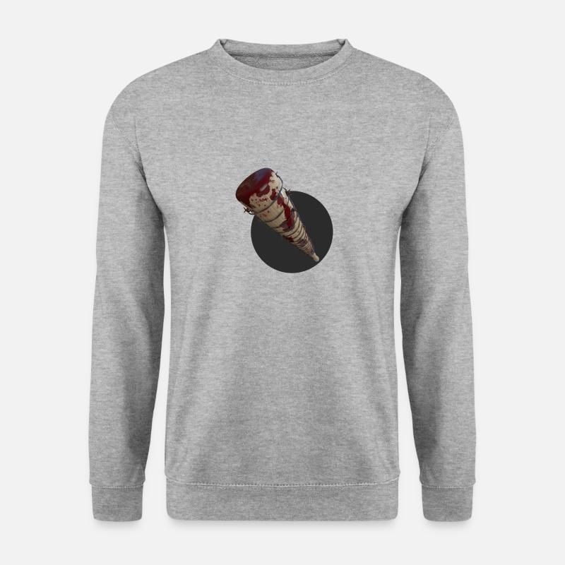 Baseball bat with barbed wire - Unisex Sweatshirt - salt & pepper