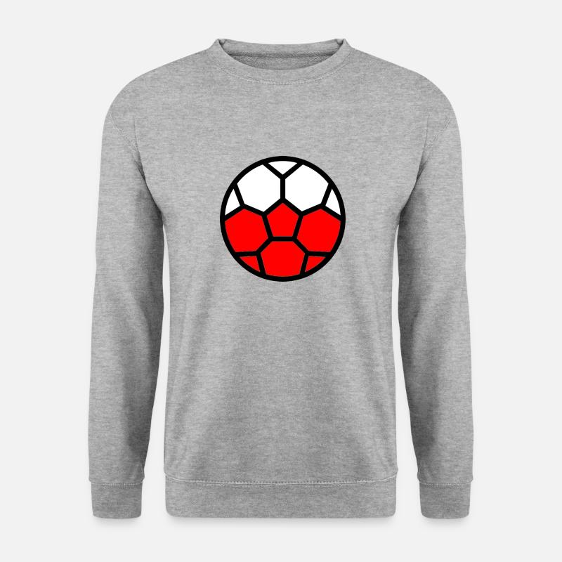  Drapeau Pologne Coupe du monde - Sweat-shirt Unisexe - gris chiné