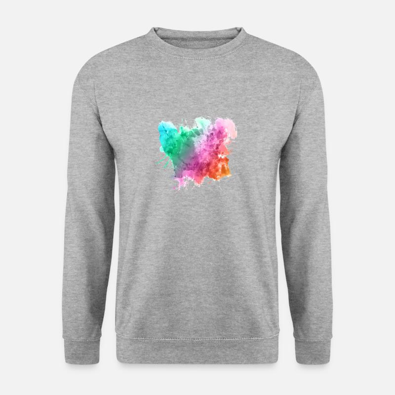 Stelle - Unisex Pullover - Weißgrau meliert