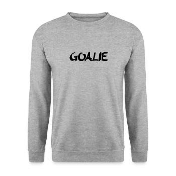 gardien de but - Sweat-shirt Unisexe - gris chiné - Devant - Alina (178cm) & Michal (187cm)