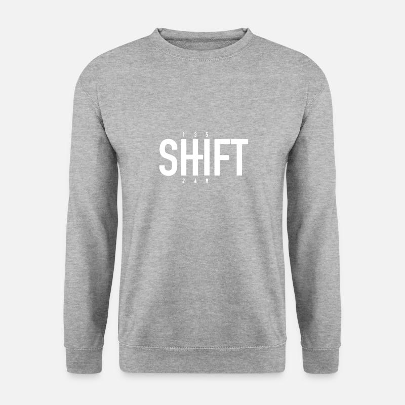SHIFT - conception de voiture - Sweat-shirt Unisexe - gris chiné