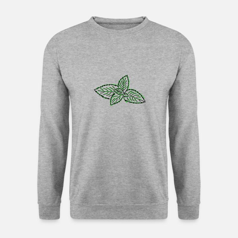 Minze - Unisex Pullover - Weißgrau meliert
