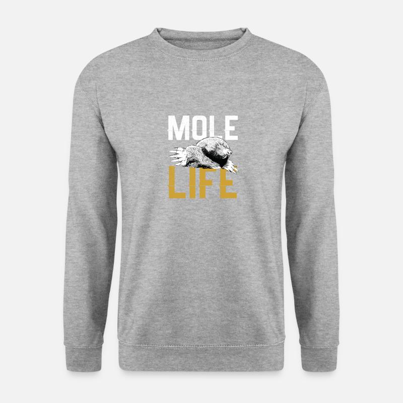 Mole life - Unisex Sweatshirt - salt & pepper