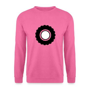 Pneu de tracteur - Sweat-shirt Unisexe - rose - Devant