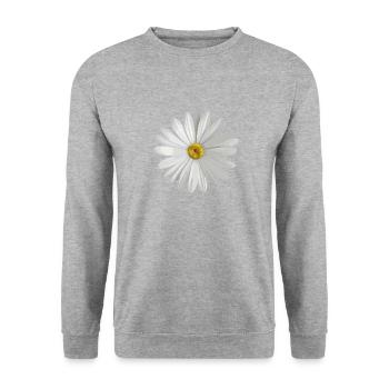 daisy - Unisex Sweatshirt - salt & pepper - Front - Alina (178cm) & Michal (187cm)