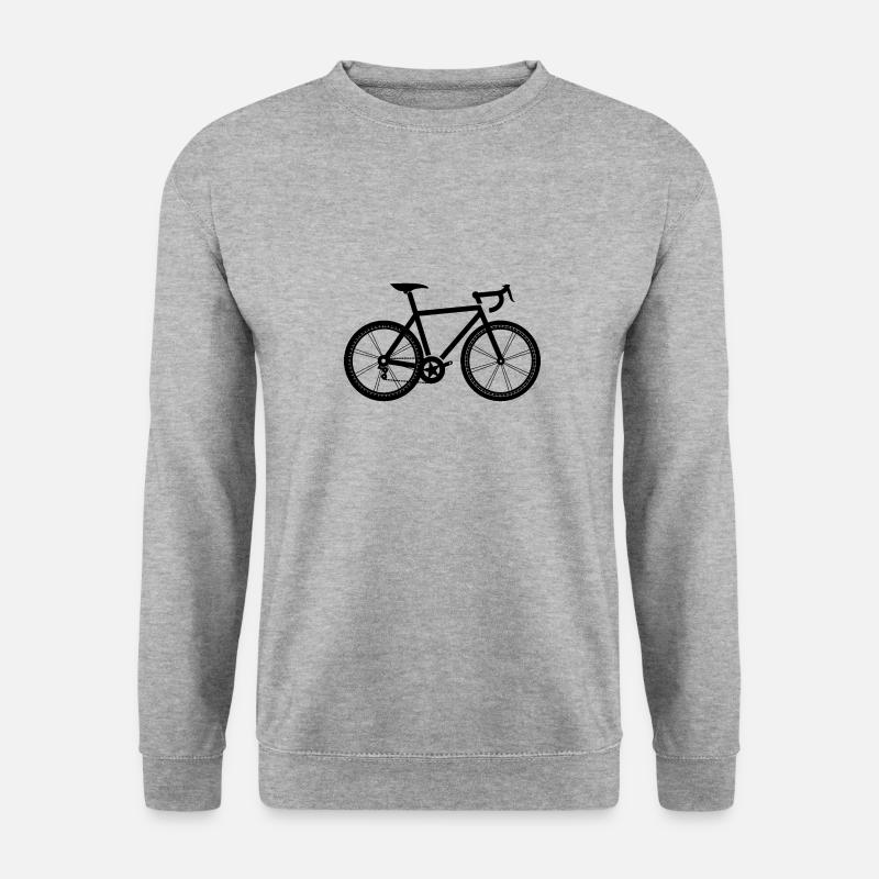 bike - Unisex Pullover - Weißgrau meliert