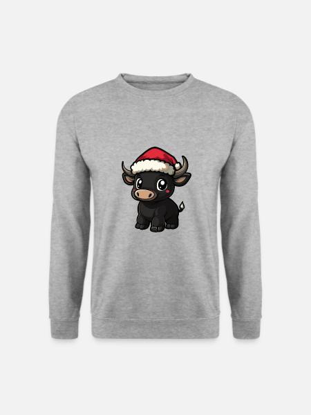 Taurus Christmas Cute - Unisex Sweatshirt - salt & pepper