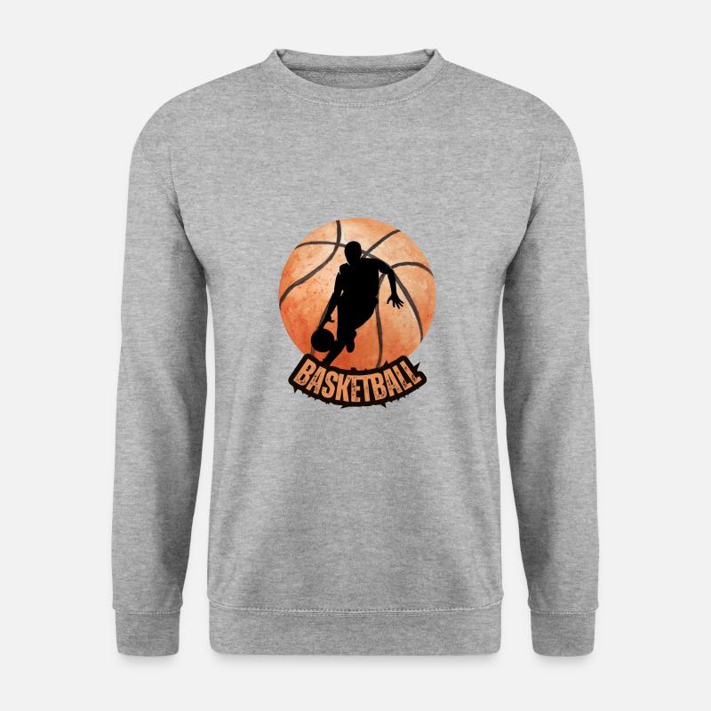 Basket-ball - Sweat-shirt Unisexe - gris chiné