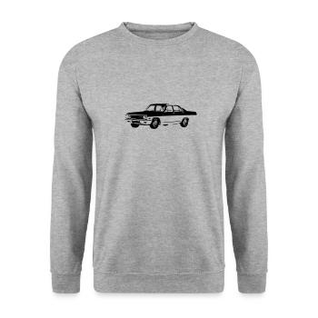 Diplomat V8 TYPE A 190PS Germany - Unisex Sweatshirt - salt & pepper - Front - Alina (178cm) & Michal (187cm)