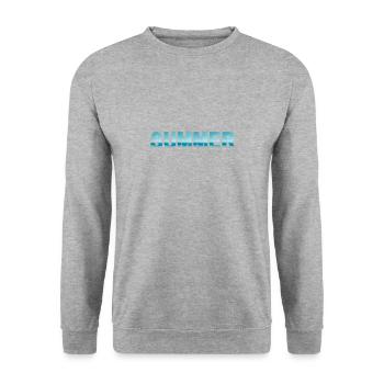 Summer horizon Meerr - Unisex Sweatshirt - salt & pepper - Front - Alina (178cm) & Michal (187cm)