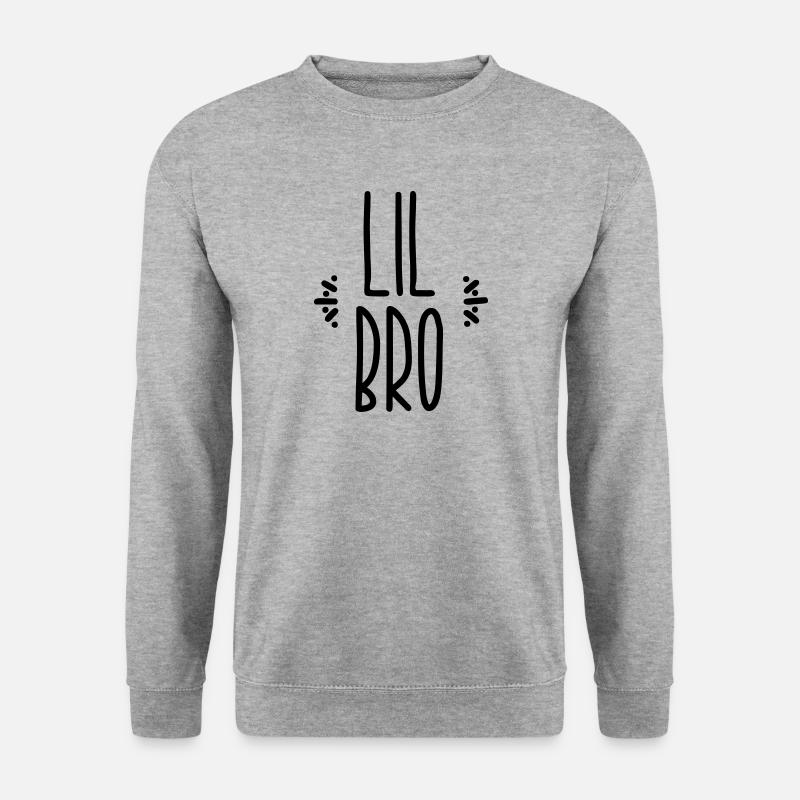 lil bro - Unisex Pullover - Weißgrau meliert