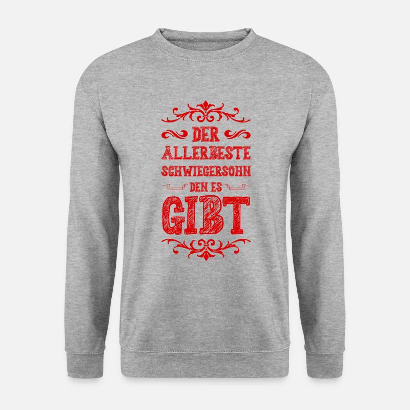 Bester Schwigersohn - Unisex Pullover - Weißgrau meliert