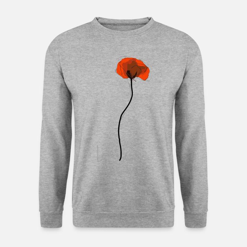 Life's short - Unisex Pullover - Weißgrau meliert