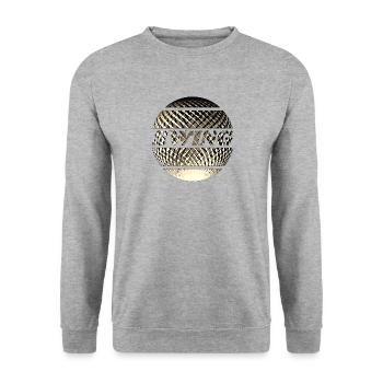 Swing gold - Unisex Sweatshirt - salt & pepper - Front - Alina (178cm) & Michal (187cm)