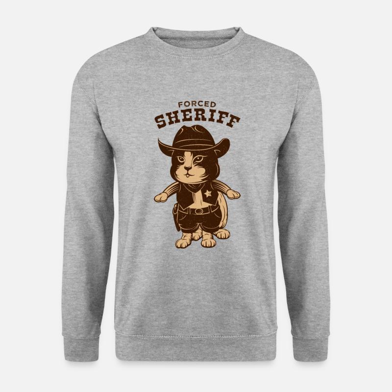 FORCED SHERIFF - Unisex Sweatshirt - salt & pepper