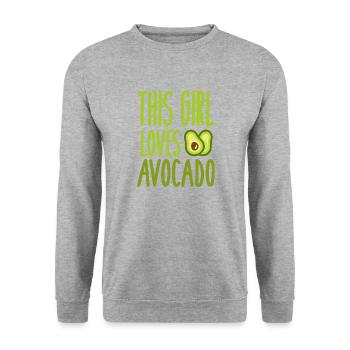 avocat - Sweat-shirt Unisexe - gris chiné - Devant - Alina (178cm) & Michal (187cm)