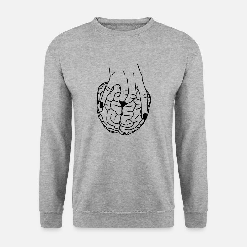 Brain - Unisex Sweatshirt - salt & pepper
