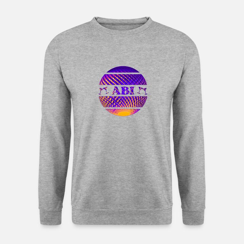 Abi Party bunt - Unisex Pullover - Weißgrau meliert