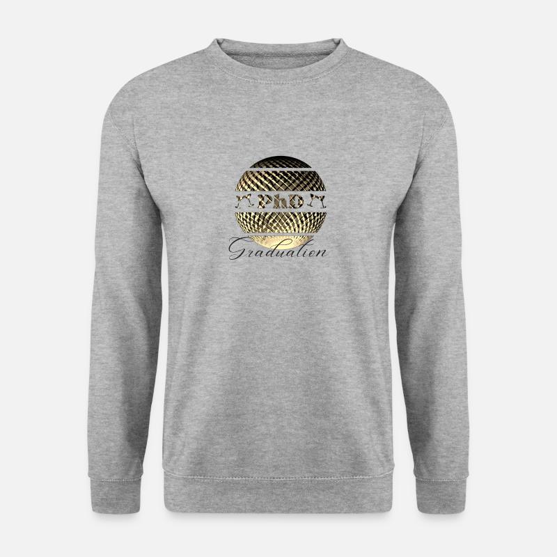 PhD graduation - Unisex Pullover - Weißgrau meliert